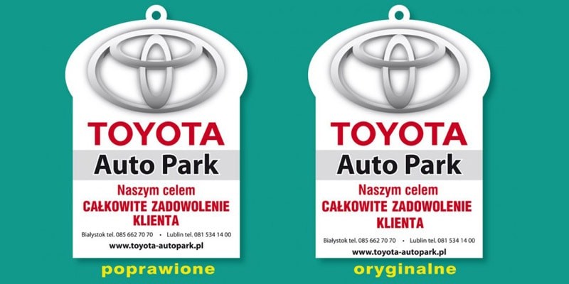 zawieszki zapachowe - Toyota Auto Park 