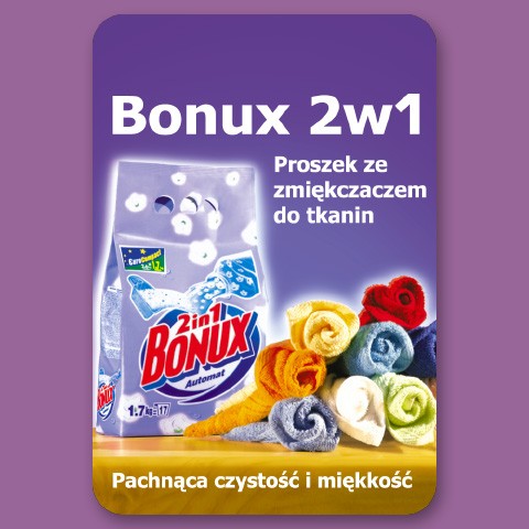 zawieszki zapachowe - Bonux 2w1